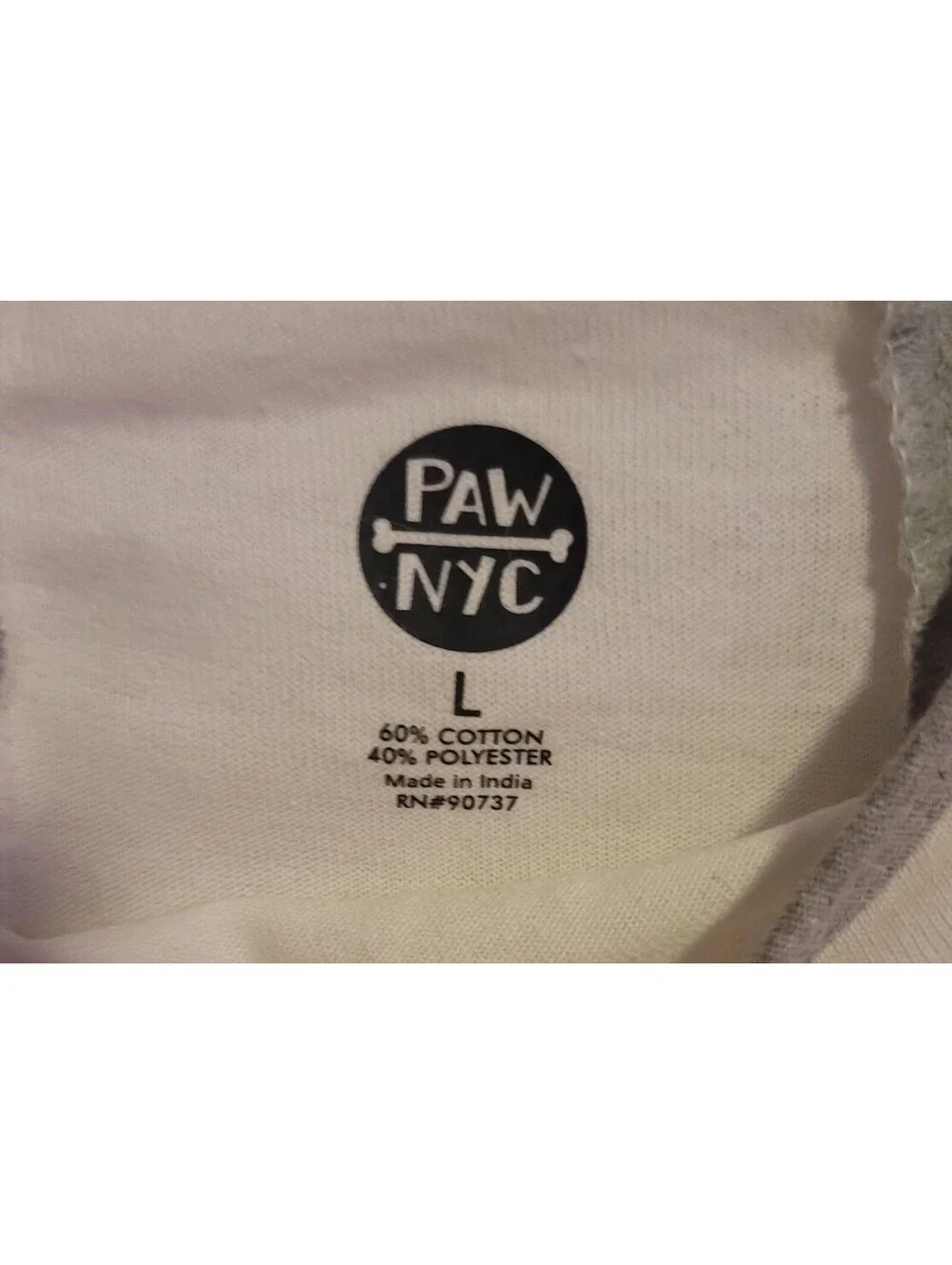 PAW NYC 'DOG HAIR DON'T CARE' PINK TUTU SHIRT DRESS PET DOG LARGE